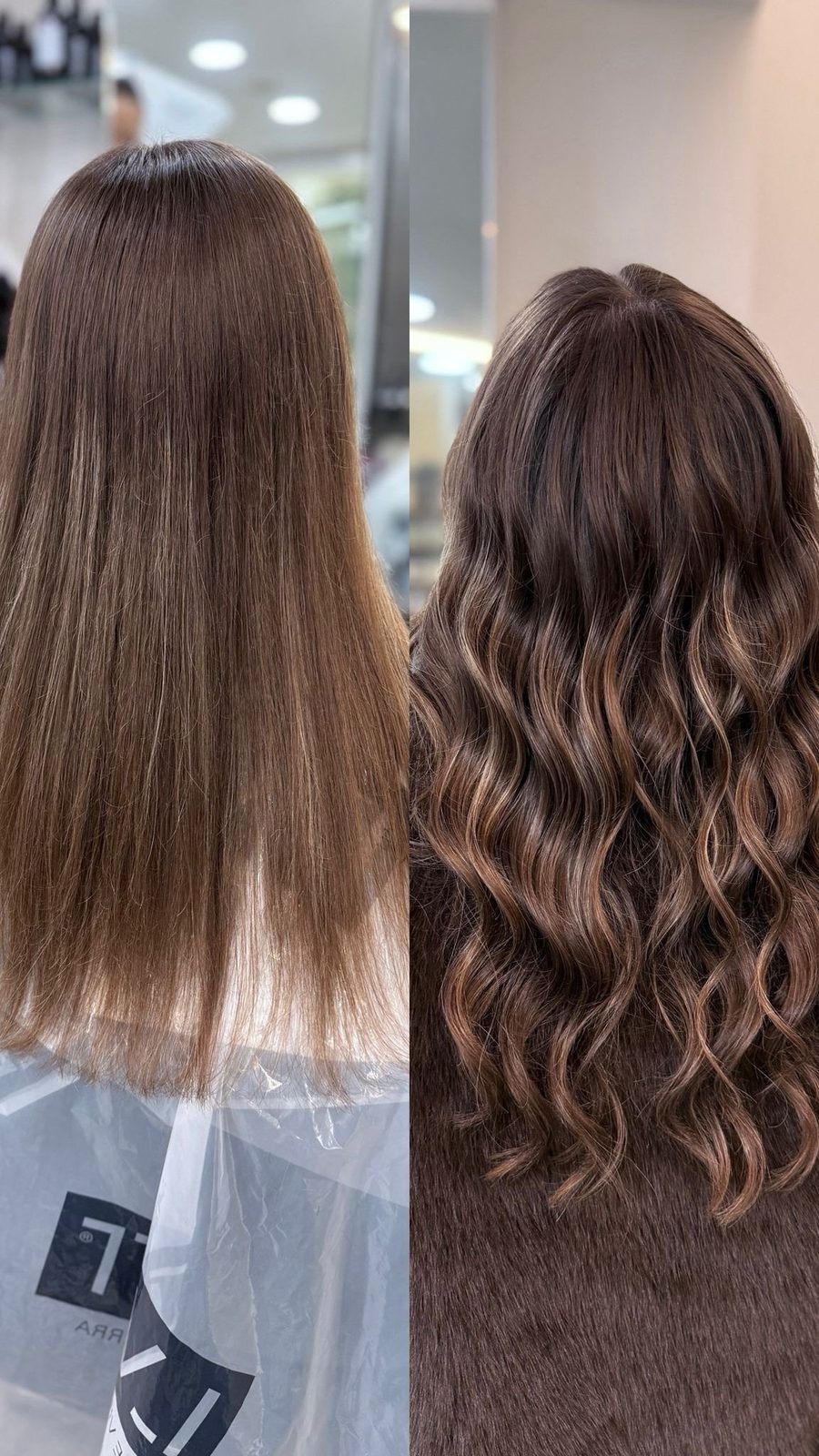 Trasformazione colore castano